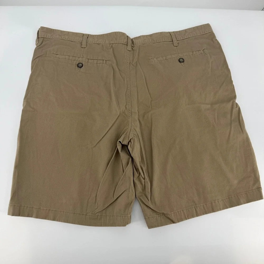 George Chino Shorts Mens 40 Brown Sand Khaki Cotton Minimal Casual Dad Gorpcore